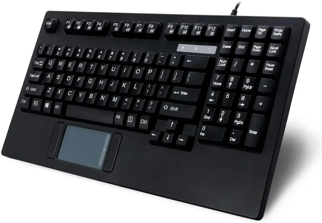 AKB-425UB - Easytouch Rackmount USB Touchpad Keyboard, Black