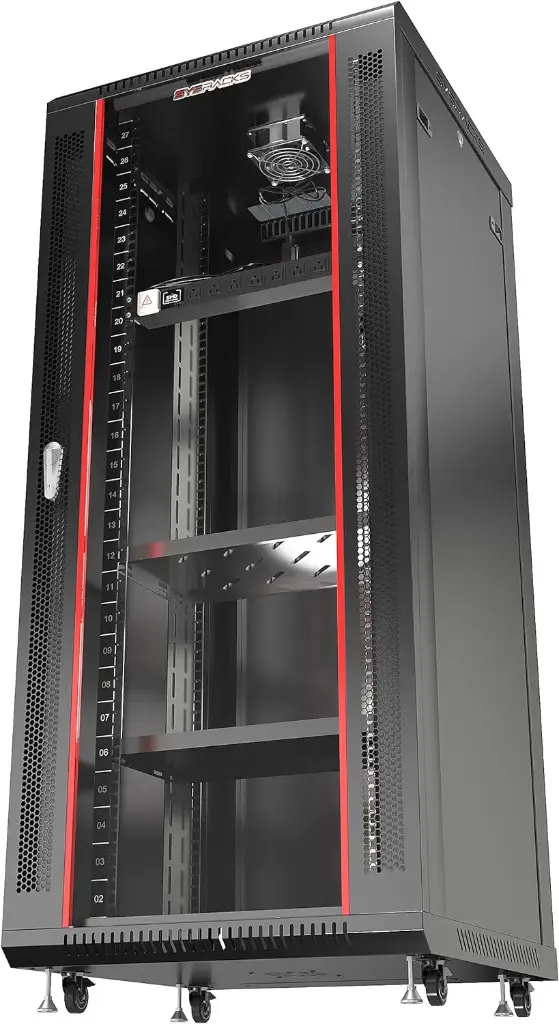 [B0BNSWL793] Network Data Cabinet - 27U Rack Mount 